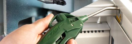 Air Gun for Safe, Efficient Blowoff