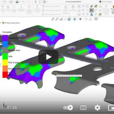 Live Demonstration of Forming Simulation and Automatic Blank...