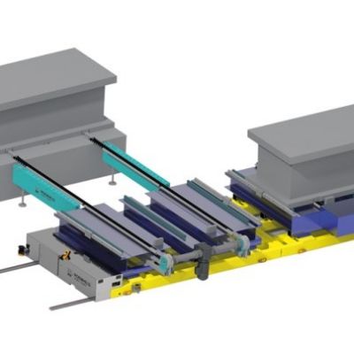 Roemheld Rail-Guided Die-Changing System Handles Loads to 40...