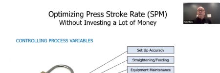 <em>MetalForming</em> LIVE 2023: Part 3: Optimizing Press-Stroke Rate