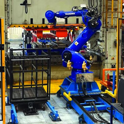 Robot-Tended Press at Work in Monterrey