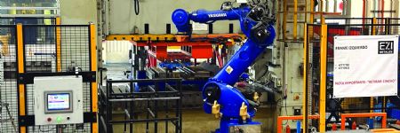 Robot-Tended Press at Work in Monterrey