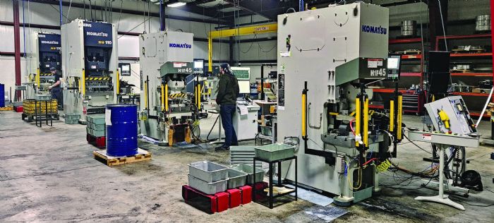 four servo press lines at Hubbard Spring