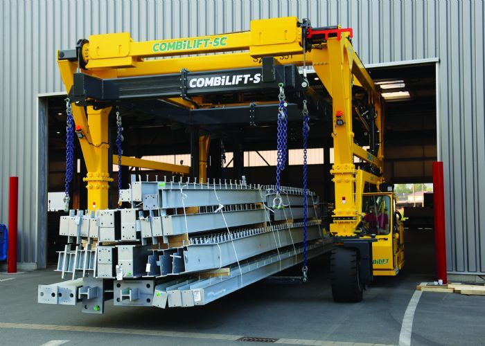 Combilift exit Straddle Galvanised Steel Beams