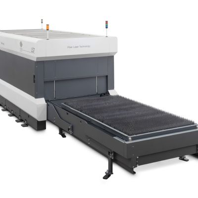 20-kW Laser Cutting Machine Boasts 9-Sec. Pallet Changes
