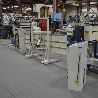 24-In.-Wide Press-Feed Line on Display