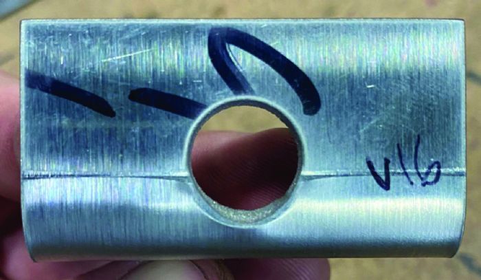 Fig. 5 Small v die