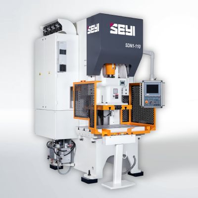 Gap-Frame Servo Press in Action