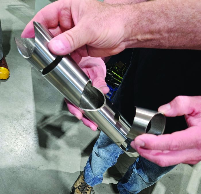 D goes with C cut tube