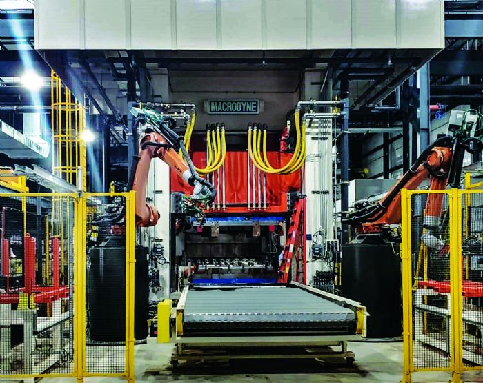 Macrodyne 1800-Ton Hot Stamping Press