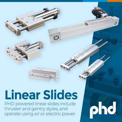 Catalog: Pneumatic-Thruster and Rodless Linear Slides