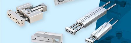 Catalog: Pneumatic-Thruster and Rodless Linear Slides