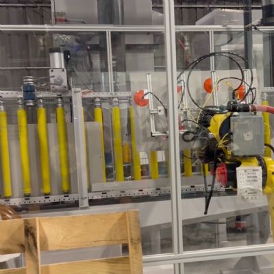 Vertical Blast System Tackles High-Volume Sheet Metal Surfac...