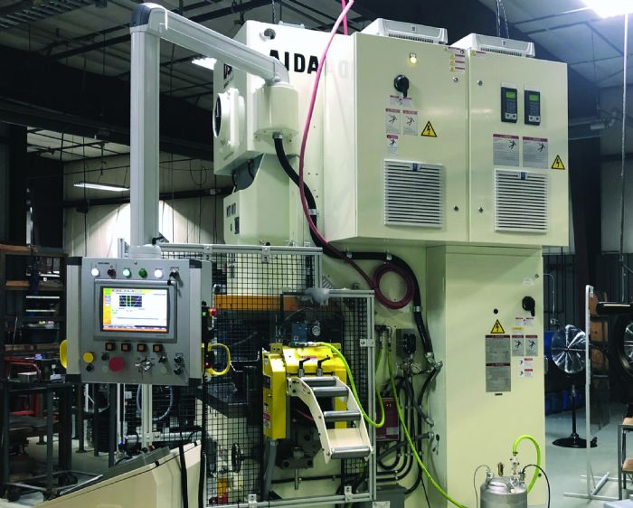 Aida press with control upgrades