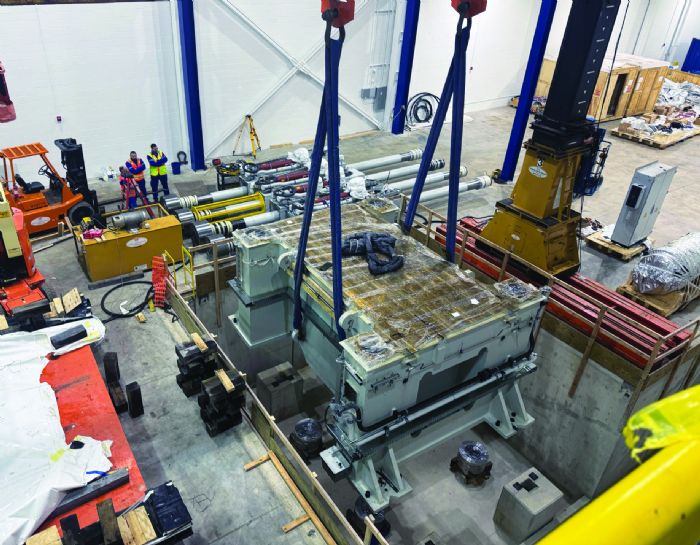 Schuler-new-hydroforming-press-install