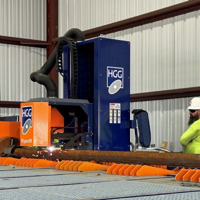 CNC Plasma Cutting Streamlines Helical-Pile Fabrication 
