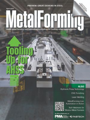 MetalForming magazine April 2025