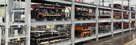 Die Racking Clears Pressroom Clutter
