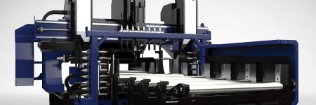 Automated, Robotic Beam-Cutting Machine With Seamless Drilling