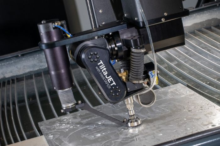Omax-waterjet-TiltaJet-FABTECH-2025