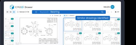 AI-Powered Analysis, Search Platform for Manufacturing Drawings, Data