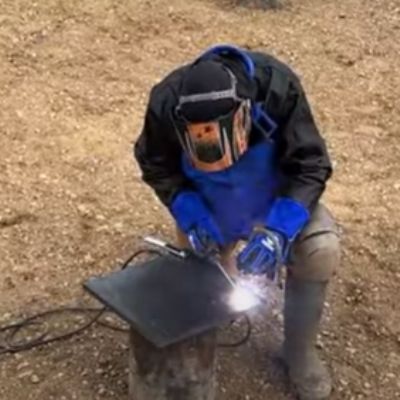 Battery-Powered Welding Machine Saves Setup Time