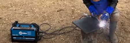 Battery-Powered Welding Machine Saves Setup Time