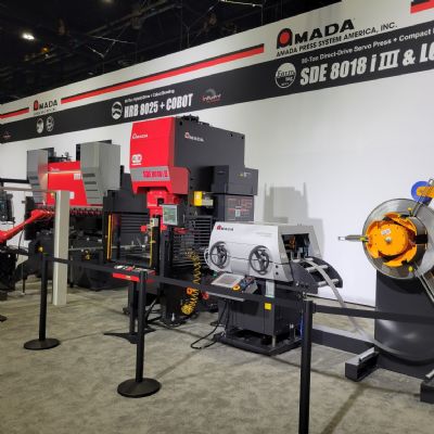 Servo Press Feeds Cobot-Tended Press Brake; New Laser C...