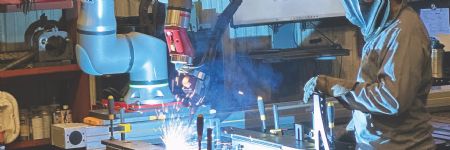 Throughput Gains via Cobot Welding